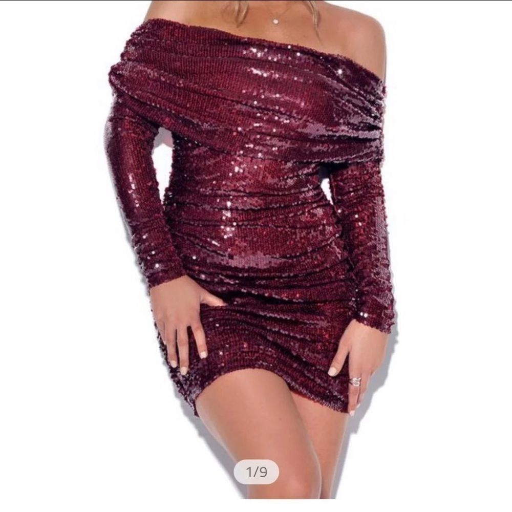 🔥Burgundy Dress